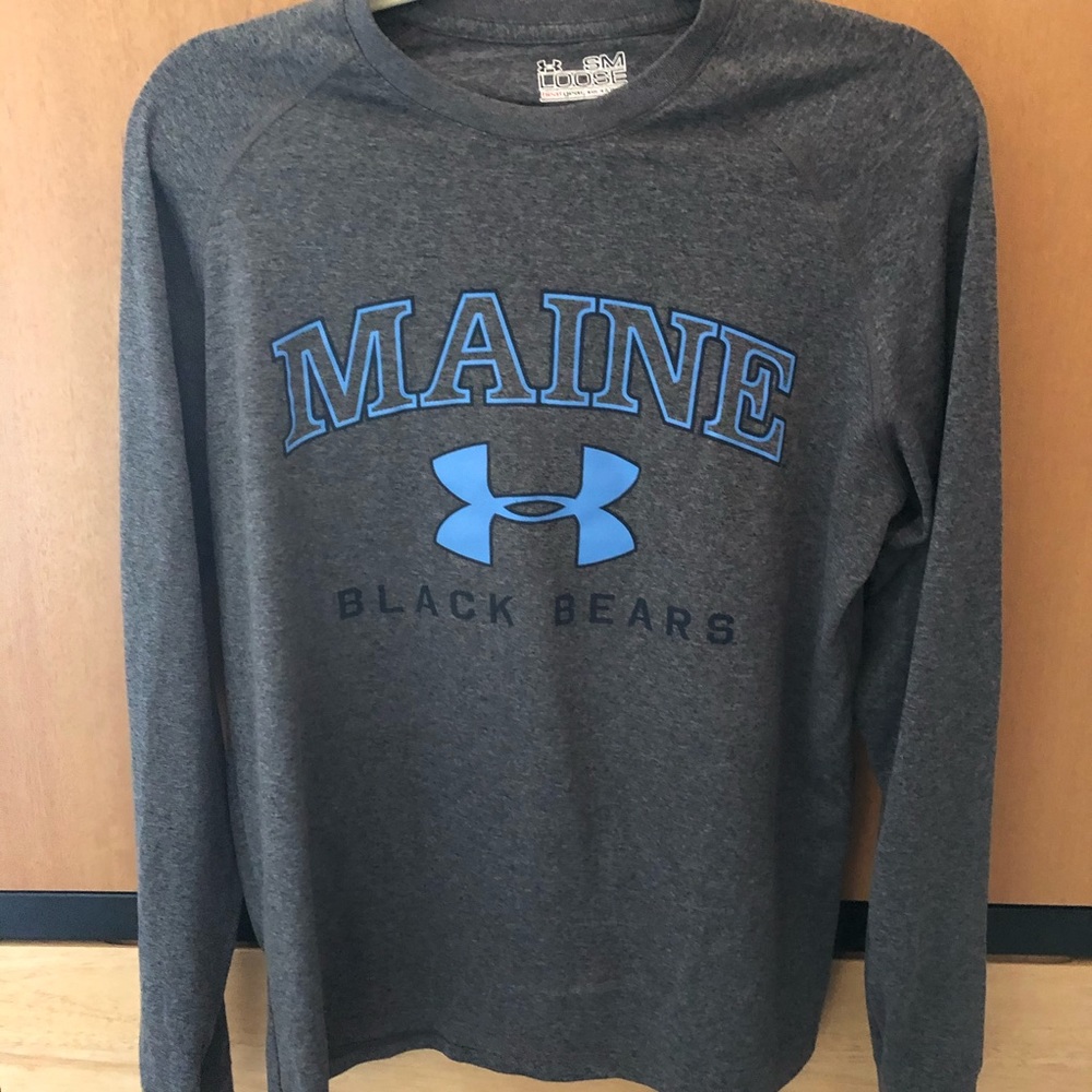 UMAINE under armor athletic long-sleeve